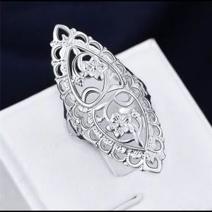 ✅🌹925 Fashion Silver Pattern Ring.